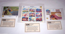 Walt Disney Postage Stamps Goofy Cartoon How Play Football St Vincent 3 Sheets - £27.93 GBP