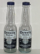 Coronaita Extra Salt Pepper Shakers Glass 7 oz - £15.99 GBP