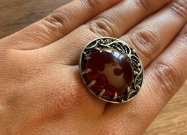 Handmade Armenian Sardonyx Ring in Sterling Silver, Sardonyx Stone Ring - $59.00