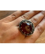 Handmade Armenian Sardonyx Ring in Sterling Silver, Sardonyx Stone Ring - $1,123.33 MXN