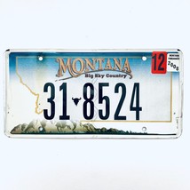 2008 United States Montana Teton County Passenger License Plate 31 8524 - £13.23 GBP