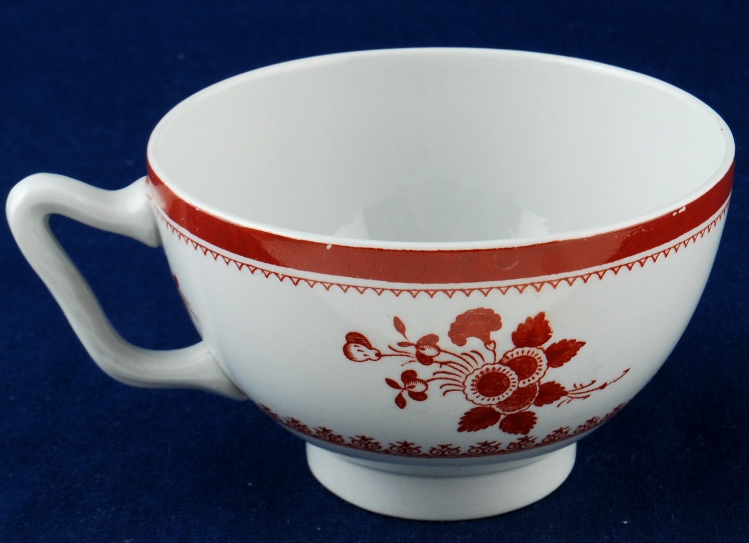 Copeland Spode Gloucester Red Orphan Cup Canton Shape New Stone Green Mark Item image 3