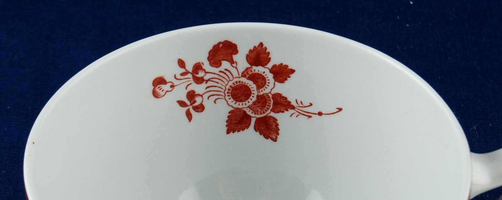 Copeland Spode Gloucester Red Orphan Cup Canton Shape New Stone Green Mark Item image 5
