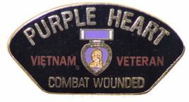 Vietnam Purple Heart Combat Wounded Lapel Pin Or Hat Pin - Veteran Owned Busines - £4.36 GBP