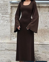 Y2k Long Skirt Collar Tie Up Ribbed Women&#39;s Long Sleeved Fashion Slim Fit Loose - £13.99 GBP+