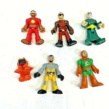 Lot of 5 Imaginext 3&quot; action Figures, Catapult Knight Sky Racer Pilot Old Wizard - £11.67 GBP