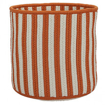 Colonial Mills 14 x 14 x 12 in. Baja Stripe Basket Orange - $1,939.50 MXN