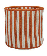 Colonial Mills 14 x 14 x 12 in. Baja Stripe Basket Orange - $103.86