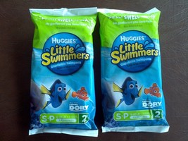 Finding Dory Huggies Little Swimmers Disposable Swim Diapers Small 16-26 Lbs - £7.78 GBP