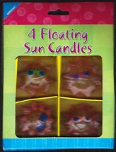 Set of 4 Floating Sun Candles (New) - £3.95 GBP