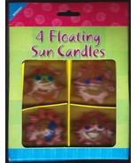 Set of 4 Floating Sun Candles (New) - £3.95 GBP