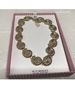 House of Harlow gold spiral seashell necklace 16+ 3 inch extender￼ - $68.76 CAD