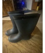 WBuffalo Kid&#39;s Rubber Pure Color Rain Boot Rain Shoes Girls Sz 5 - £9.43 GBP