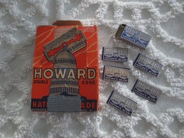 1930&#39;s Howard DOUBLE EDGE BLADES - 15 - 5 Blade Packages w/Original Box - £38.49 GBP