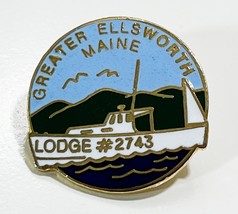 Greater Ellsworth Maine Lodge #2743 Lapel Pin - $7.87