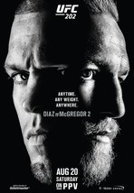 UFC 202 Fight Poster 11x17 Inches - Nate Diaz vs Conor McGregor II 2 | NEW - £12.77 GBP