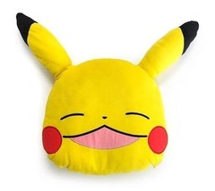 Pikachu Mania Face Cushion Prize BANPRESTO 2018 Rare - $63.58