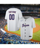 Custom Baseball Jersey New York Mets Personalized Name Number Baseball F... - £15.94 GBP+