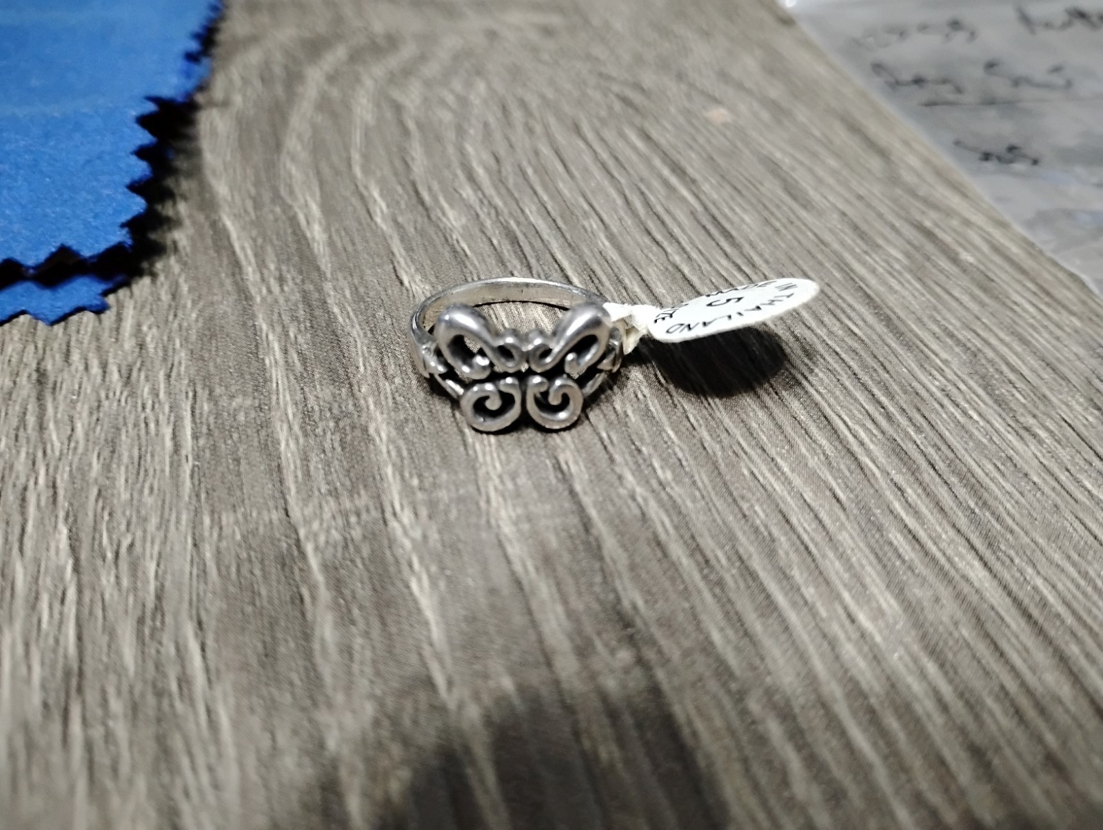 925 Sterling Silver Butterfly Ring Size 5 Free Shipping Item image 7