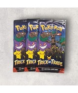2024 Pokemon Trick Or Trade Booster Pack Halloween 3 Packs &amp; 3 Cards Per... - $5.87