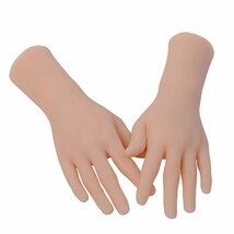 1 Pair Women Realistic Silicone Hand Modal for Jewelry Display Art Sketches   - £35.84 GBP