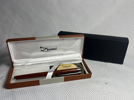 ZenZoi Fountain Pen With Case Brown USA Writing Implement Executive Gift - $29.95