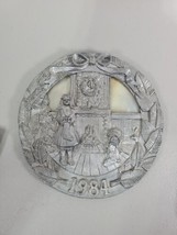 Michael Ricker Pewter 1984 Christmas Hanging Plate Southern Christmas 2033/3650 - £25.55 GBP