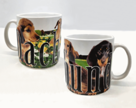 Dachshund Embossed 3D Mug Coffee Cup Americaware Large 18 oz 2014  - £9.56 GBP