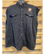 Lone Cabbage Fish Camp Cocoa Florida Embroidered Vest Men&#39;s Size 2XL KG JD - $456.10 MXN