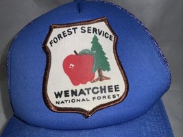Vtg Forest Service Wenatchee National Patch Hat FLAWS - $24.42 CAD