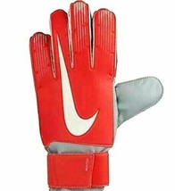 Nike GK Match Goal Keeper Soccer Gloves Red GS3370-671 Adult  9 or 10 NIP - £18.32 GBP