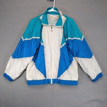 Vtg 80s G Casual Womens S Full Zip Windbreaker Track Jacket Colorblock G... - £29.83 GBP