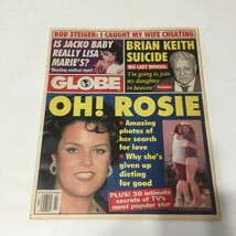 Globe tabloid newspaper magazine vintage July 8, 1997 issue Rosie Jacko ... - $373.83 MXN