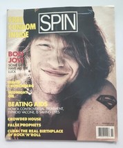 1988 Spin Magazine November Bon Jovi AIDS Crowded House Midnight Oil Ads M82 - £11.81 GBP
