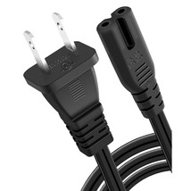 Tv Power Cord 15Ft Cable For Samsung Lg Tcl Sony: 2 Prong Ac Wall Plug 2... - £15.18 GBP