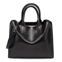 Valenkuci Leather Handbags Women Bag High Quality Casual Female Bags Trunk Tote  - £34.74 GBP