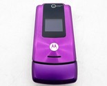 Motorola RAZR W SERIES Purple T-MOBILE Cellular Flip Cell Phone SLIM UNT... - £22.33 GBP