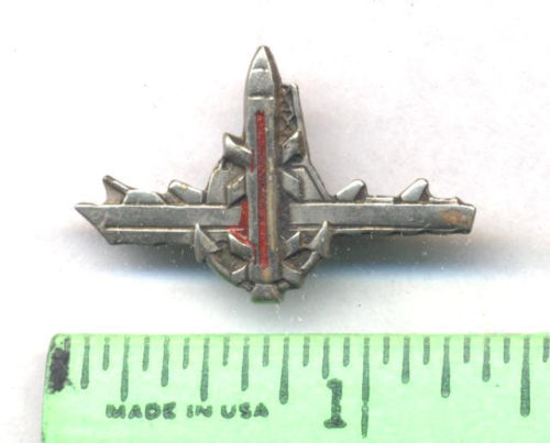 Vintage IDF Israel Israeli Defense Force Missile Ship Small Insignia Collar Pin - £6.25 GBP