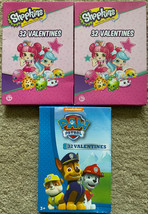 Paw Patrol/Shopkins Box Of Valentine Cards, 3 Boxes (Paper Magic Group, 2018) - £7.56 GBP