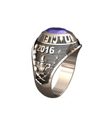 LADIES TRADITIONAL COLLEGE RING-STERLING SILVER - £158.87 GBP