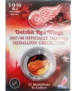 Detroit Red Wings 2007-2008 Fire On Ice Officially Licensed Medallion - £12.53 GBP