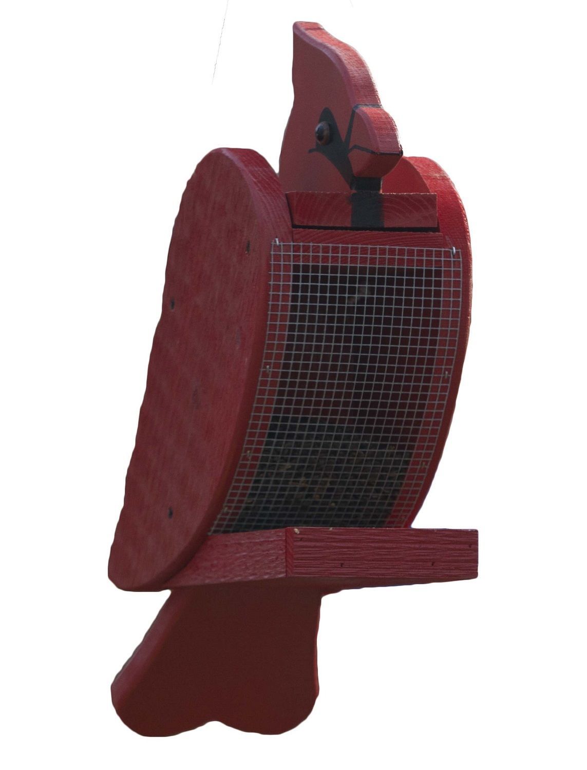 NORTHERN CARDINAL HANGING SEED FEEDER - Cardinals MLB NFL Amish Handmade in USA - $79.97