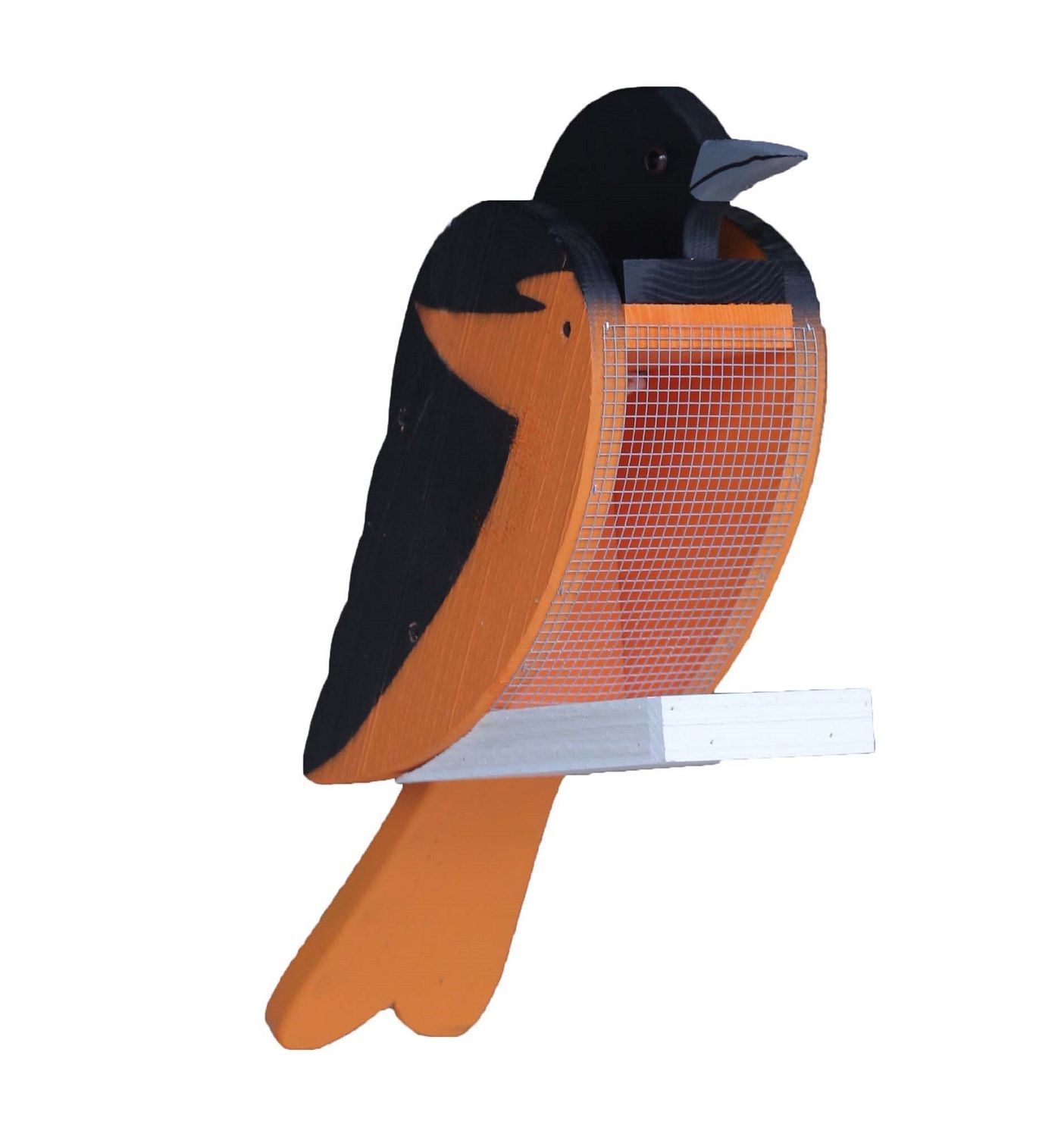 BALTIMORE ORIOLE BIRD FEEDER Orioles MLB Large Solid Wood Feeders Amish Handmade - $79.97