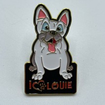French Bulldog Frenchie Pin I Love Louie Sullivan Seppala Dog Disney Button - $14.00