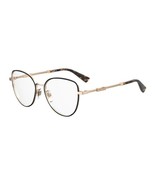 Moschino MOS601 02M2 00 Black/Gold 52mm Eyeglasses New Authentic - $107.79