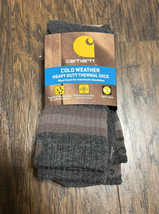 2 Pair Carhartt Wool Socks Cold Weather Shoe Size 5-11 New Unworn Warm C... - £14.39 GBP