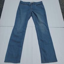 BCBGeneration Womens Straight Leg Medium Wash Denim Stretch Blue Jeans S... - $10.49