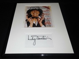 Lily Tomlin Signed Framed 11x14 Rolling Stone Cover Display - £51.59 GBP