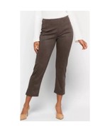 Liverpool Reese High Rise Slim Straight Leg Pants Java Brown Size 4 27 NEW - $61.54 CAD