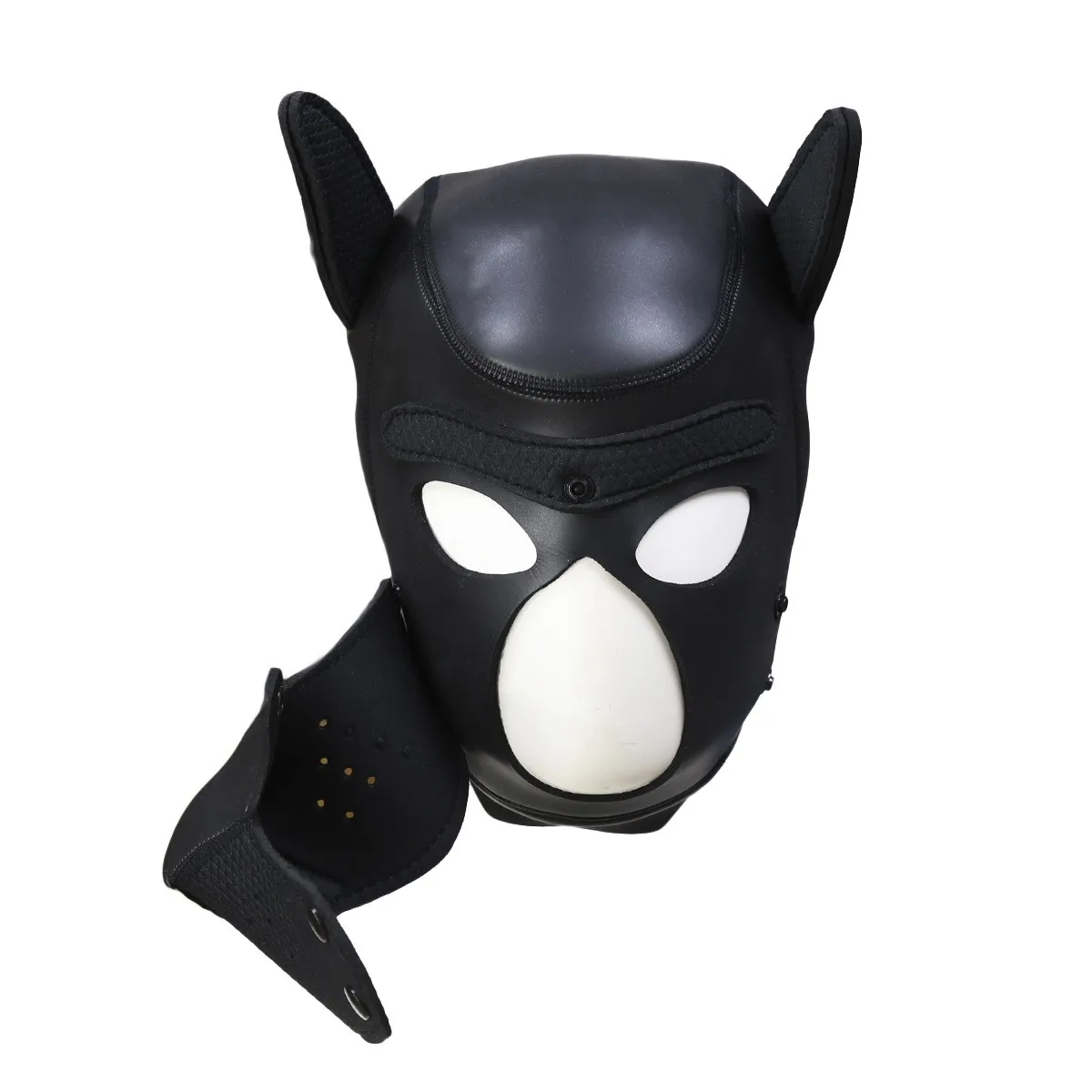 L size brand new fashion padded latex rubber role play dog mask puppy cosplay full head thumb200